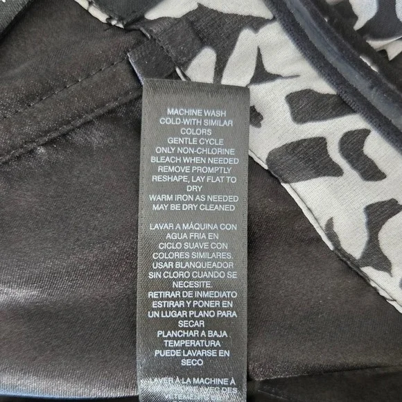 WHBM Womens Whimsigoth Floral Dress Size 10 Strapless Event Handkerchief Hem - Picture 9 of 9